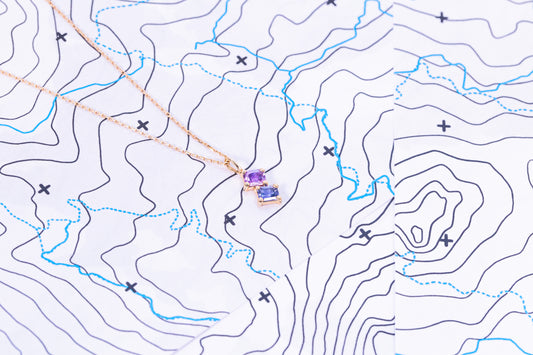 Collier Dièdre Saphirs