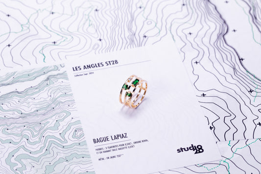 Bague Lapiaz Tsavorite Diamant