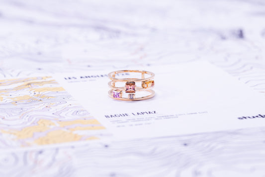 Bague Lapiaz Saphir Tourmaline Diamant