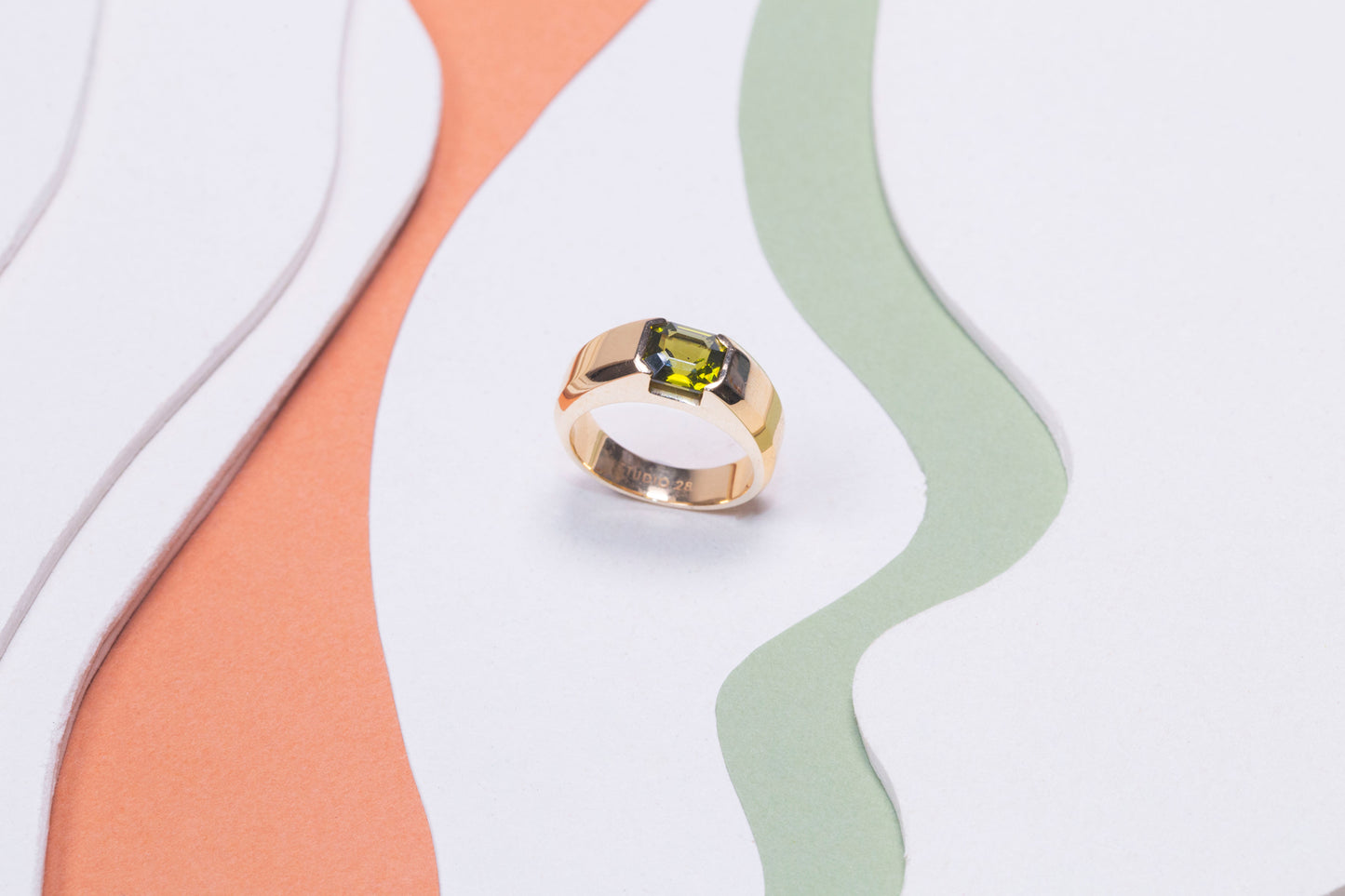 Bague Phénomène Chevalière Péridot