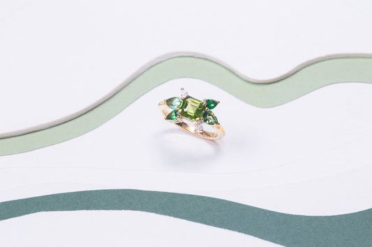Bague Mini Glacier Verte