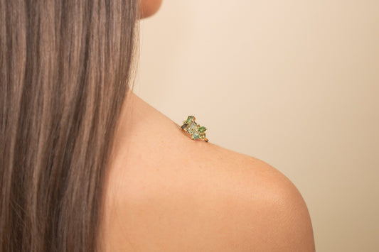 Bague Glacier Prasiolite