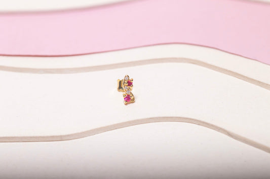 Boucle d'oreille Sakura