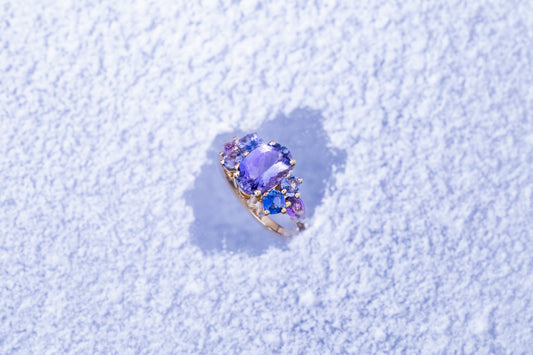 Bague Glacier Tanzanite