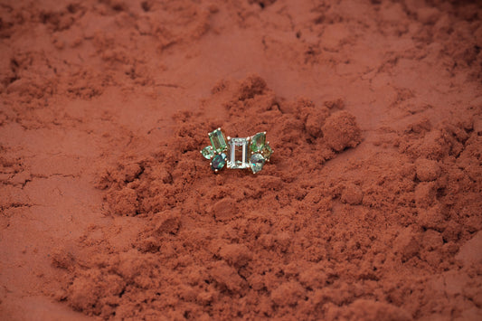 Bague Glacier Prasiolite