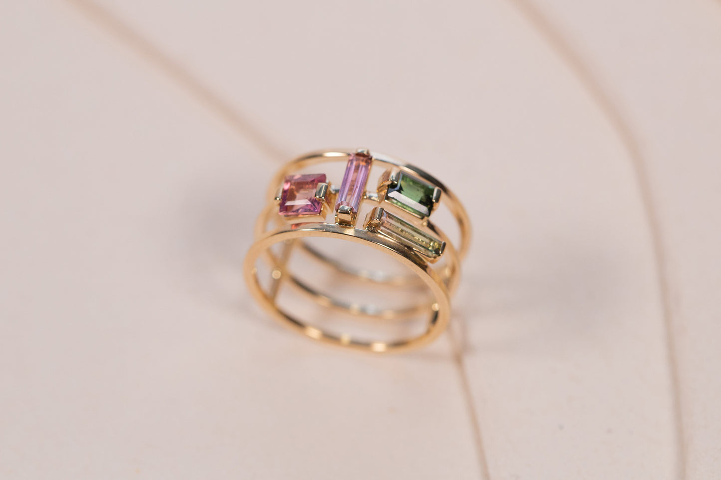 Bague Lapiaz Tourmalines