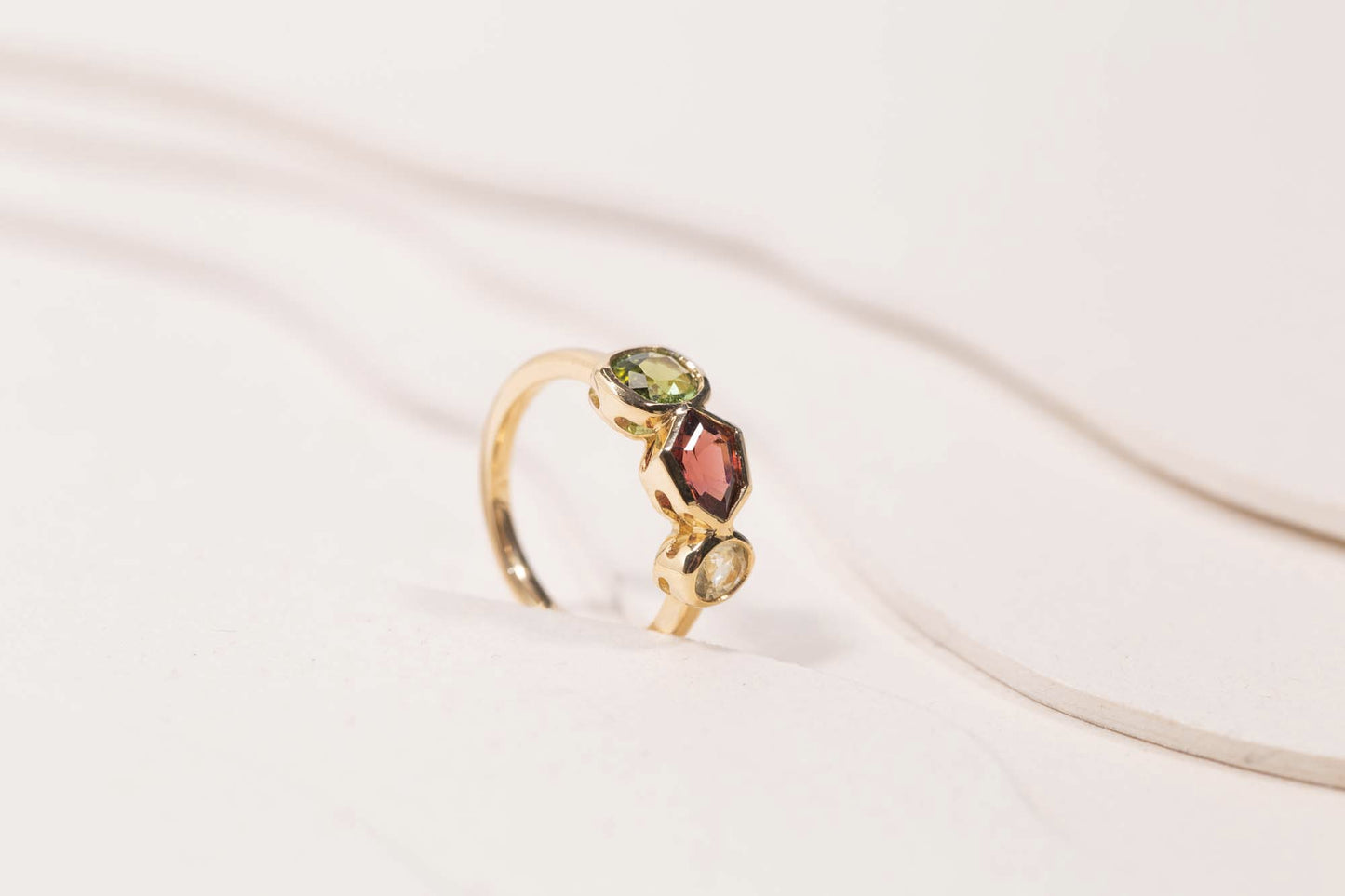 Bague Strate Grenat Tourmaline
