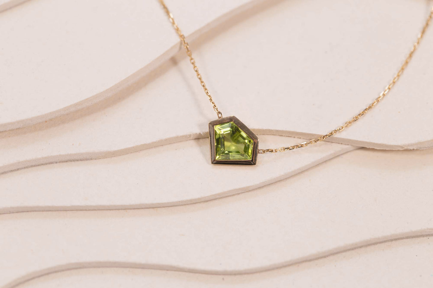 Collier Strate Péridot