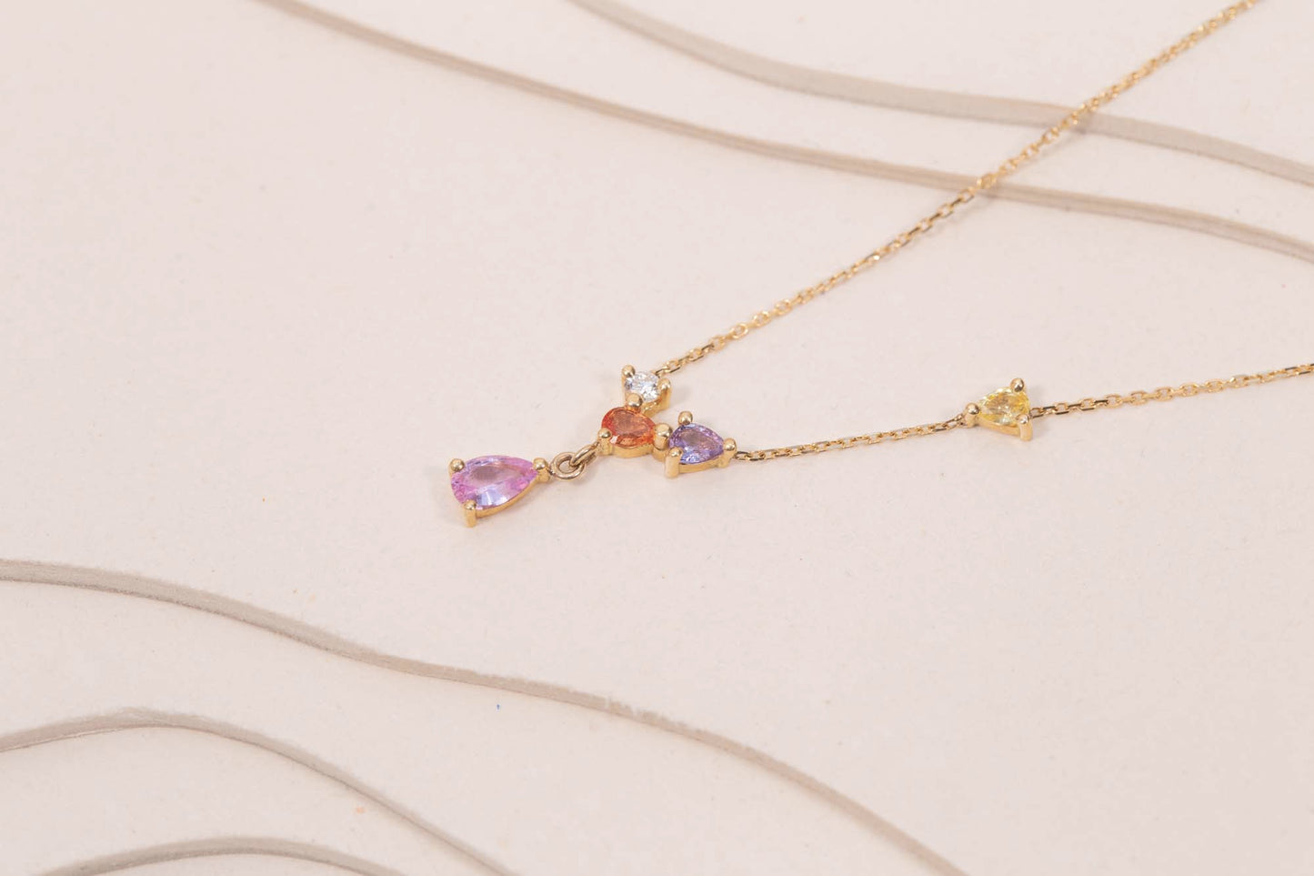 Collier Phénomène Saphir Diamant