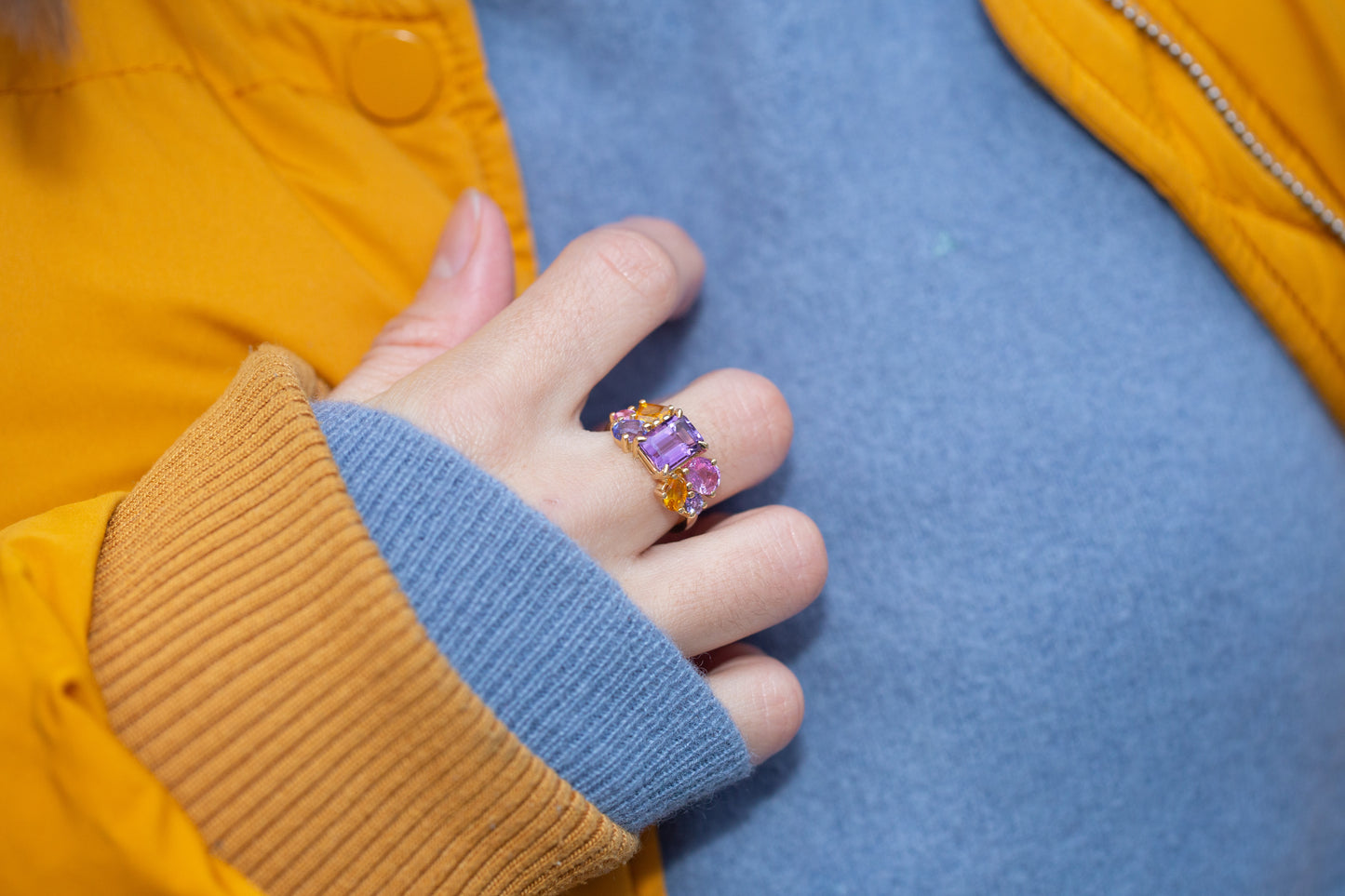 Bague Glacier Améthyste