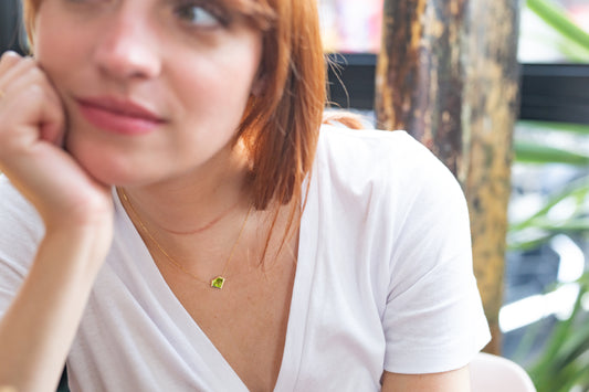 Collier Strate Péridot