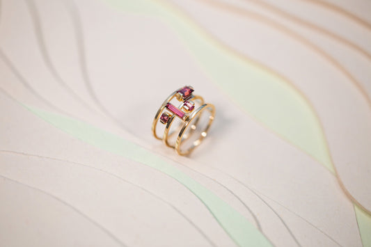 Bague Lapiaz Grenats