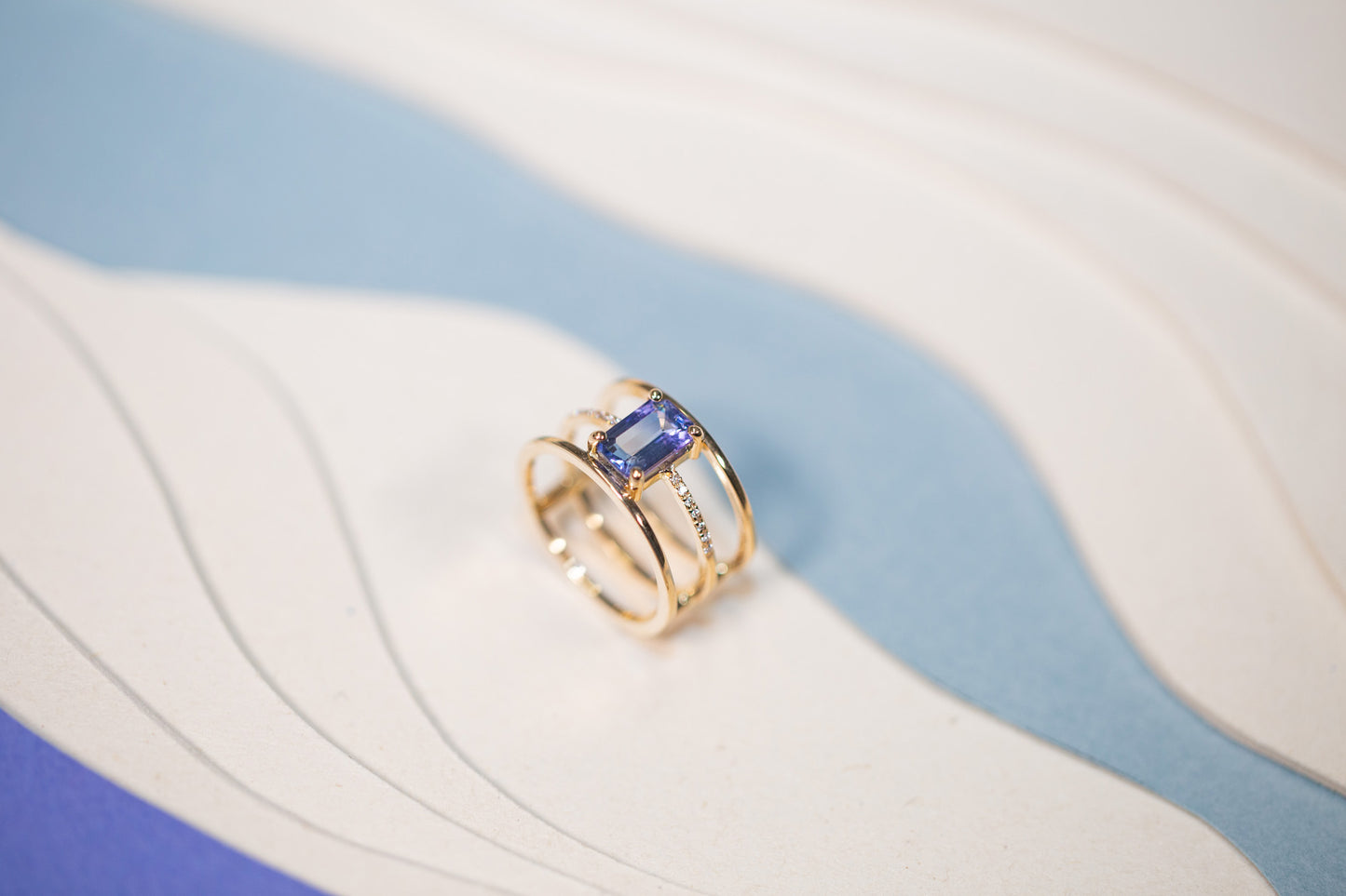 Bague Rimaye Tanzanite