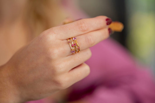 Bague Sakura 3 & Diamants