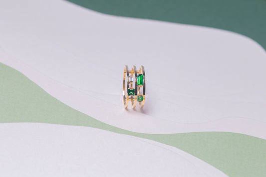Bague Lapiaz Tsavorite Diamant
