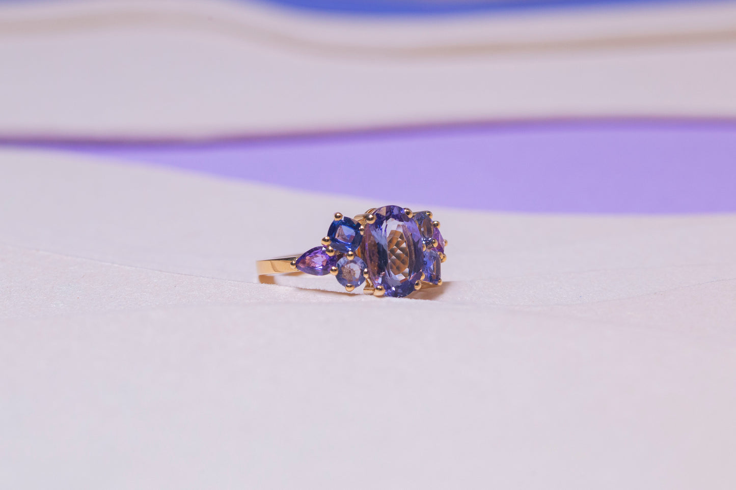 Bague Glacier Tanzanite