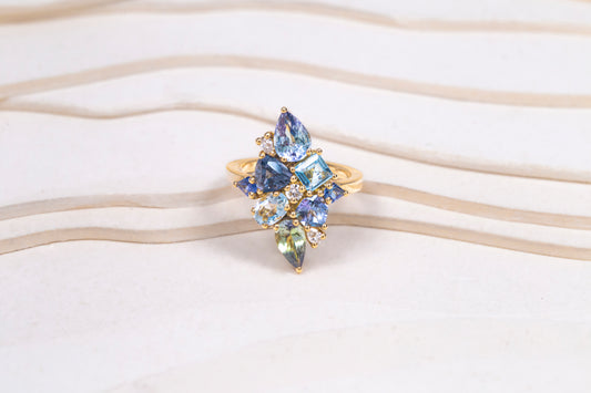Bague Aurore Bleu