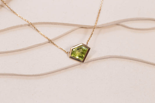Collier Strate Péridot