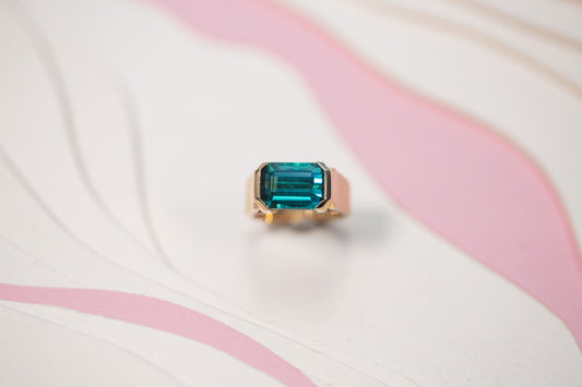 Bague Phénomène Tourmaline Indicolite