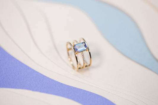 Bague Rimaye Tanzanite